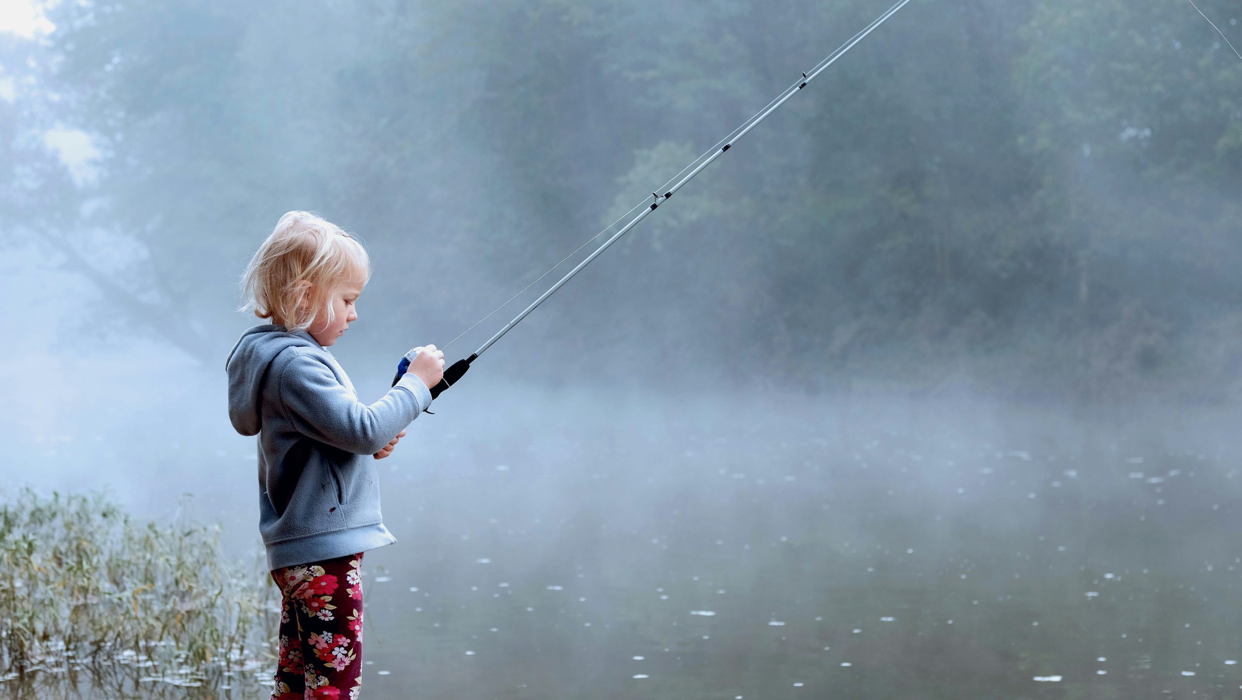 Child fishing